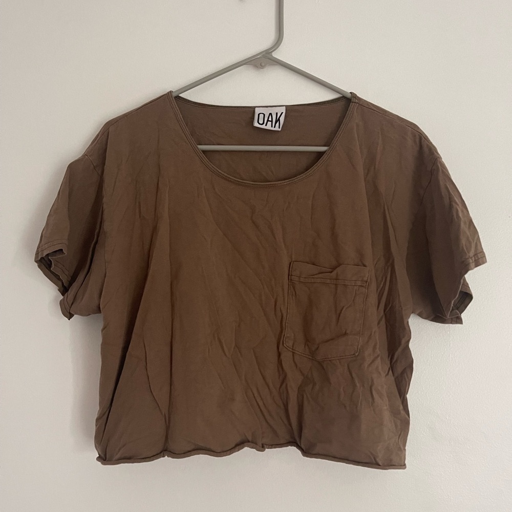 oversized crop tee from american apparel